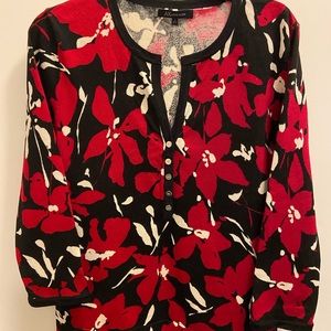 Anne Klein 3/4 sleeve top